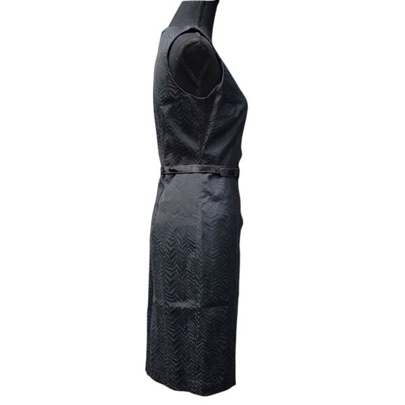 INC Sleeveless Belted Sheath Dress Size 4 - Picture 2 of 9